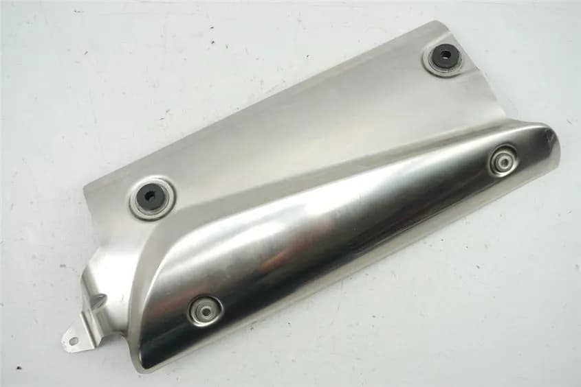 HONDA SH 300 A NF02 ABDECKUNG AUSPUFF HITZEBLECH COVER CHROM DECKEL