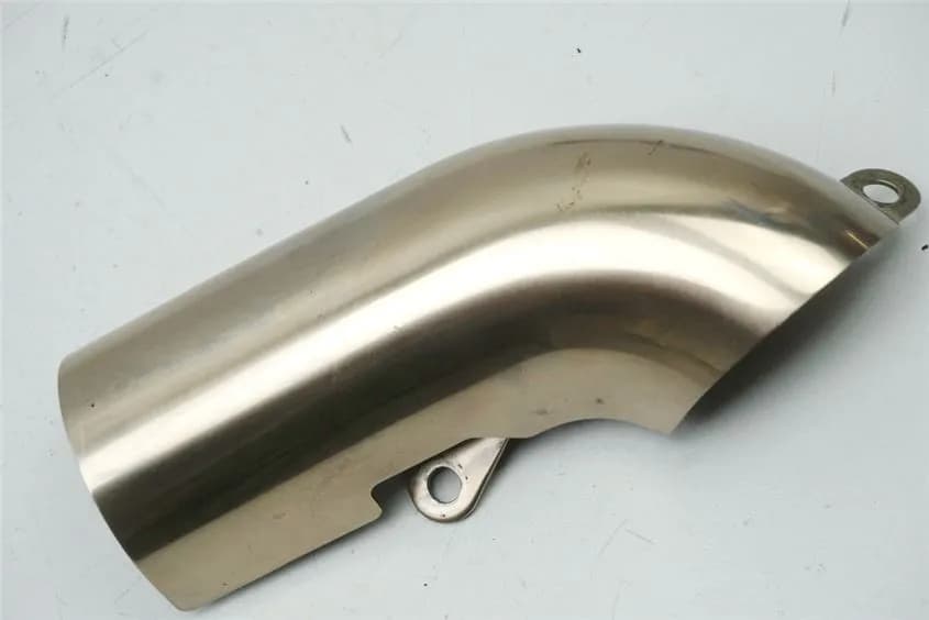 YAMAHA MT01 RP12 ABDECKUNG KRÜMMER HINTEN COVER HITZESCHUTZ HITZEBLECH