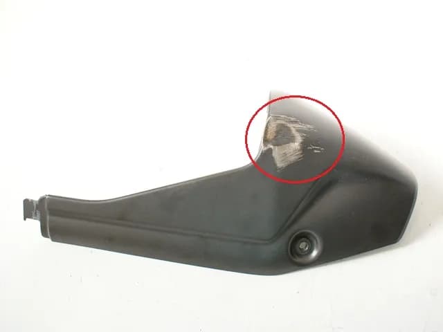 KAWASAKI ZX-6R ZX600R HITZEBLECH AUSPUFF COVER